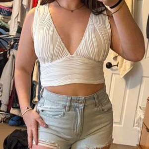 Women's white blouse